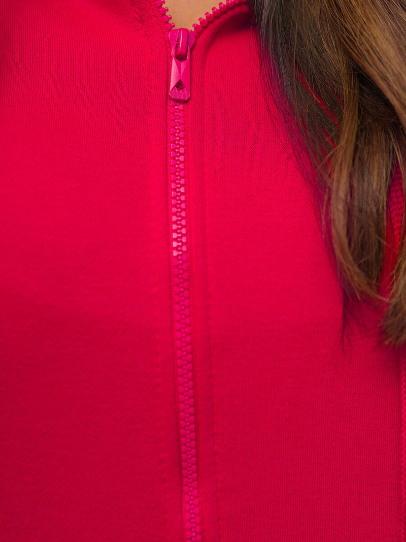 Women's Hoodie - raspberry OZONEE JS/W03/59Z