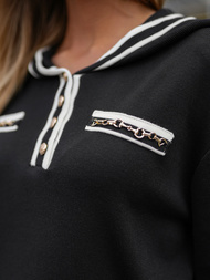 Two-piece tracksuit set black OZONEE JS/26C8801/3