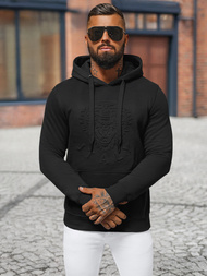 Men's Hoodie - Black OZONEE NB/MF2012