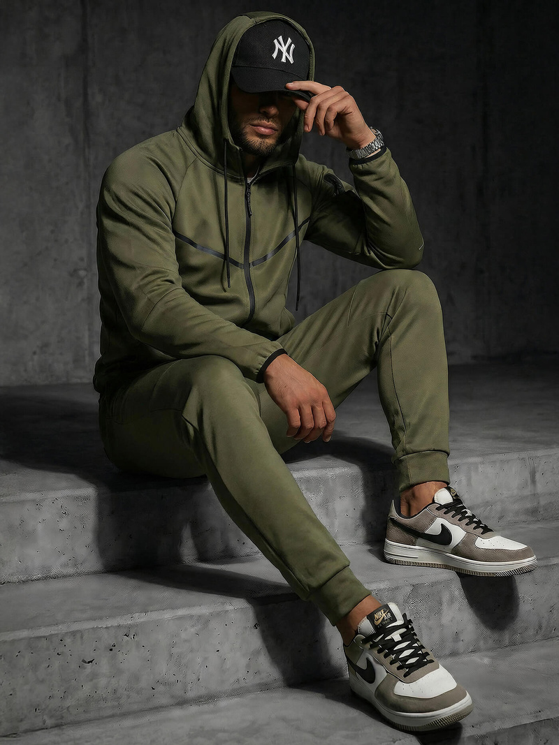 Men's Tracksuit - Khaki OZONEE JS/8C1966/29