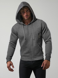 Men's Hoodie - Dark Grey OZONEE JS/2008