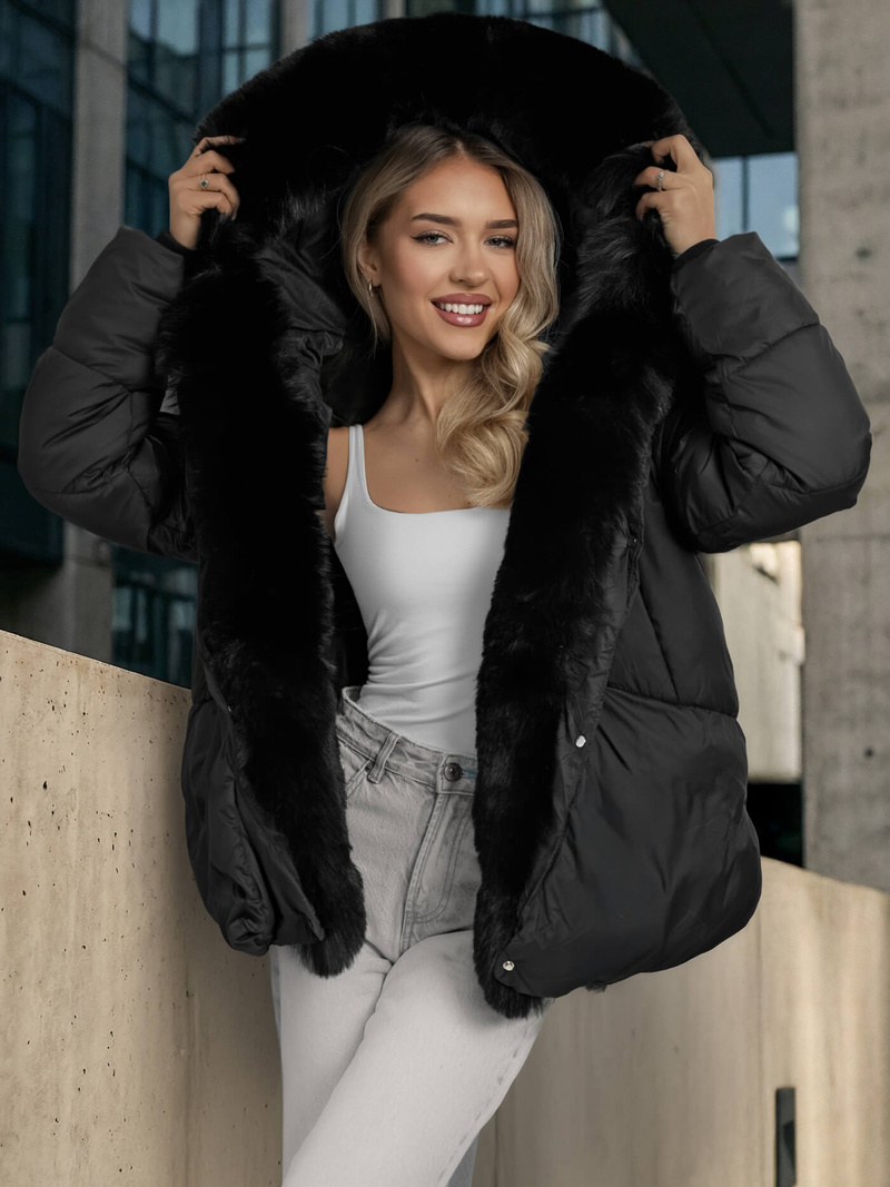 Women's Jacket - Black OZONEE O/16M9179/392Z