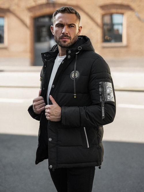 Men's Jacket - Black OZONEE JS/57M7503/392Z