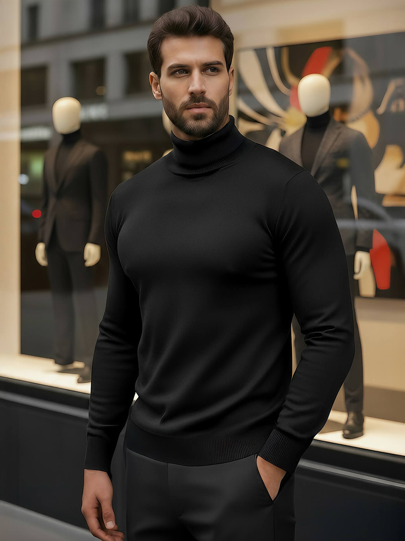 Men's Jumper - Black OZONEE V/V24504