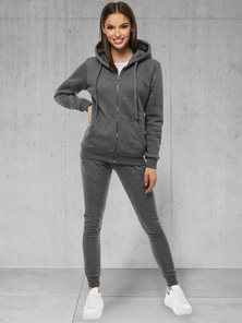 Women's tracksuit Dark grey OZONEE 48