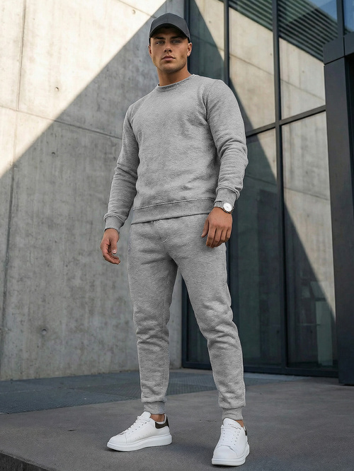 Men's Tracksuit - Grey OZONEE JS/68C10380/2Z