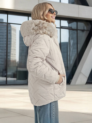 Women's Jacket - Light Grey OZONEE JS/16M9296/280