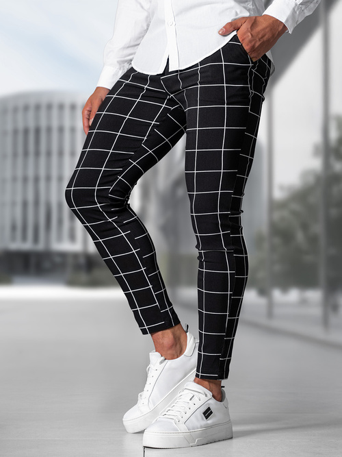 Men's Chinos - Black OZONEE O/P4009Z