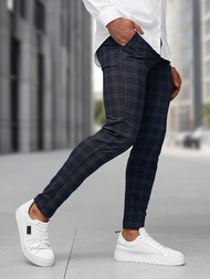 Men's Chinos - Navy Blue OZONEE DJ/5632Z