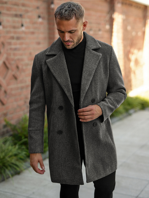 Men's Coat - Anthracite OZONEE JS/11Z8269