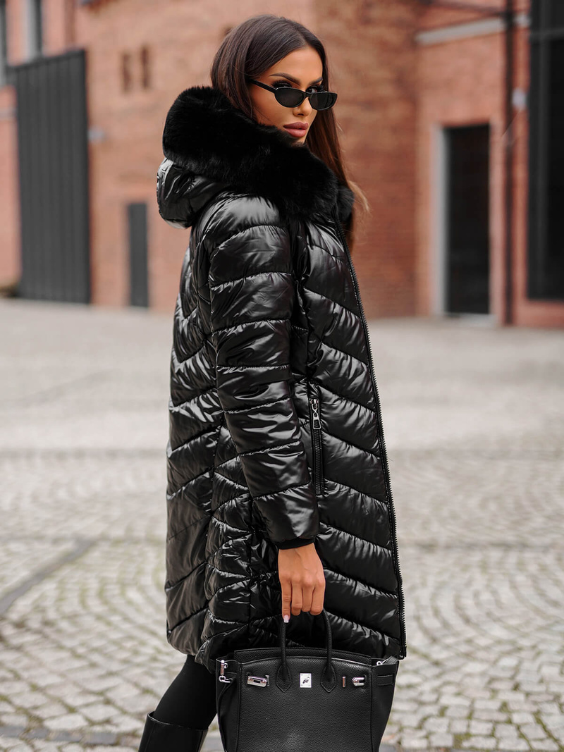 Women's Jacket - Black OZONEE JS/16M9100/392Z