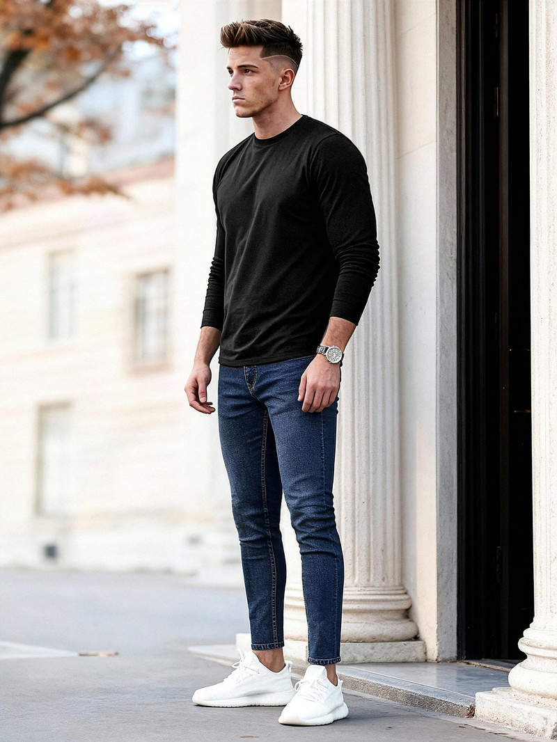 Men's Jeans - Dark Blue OZONEE O/JK2951Z