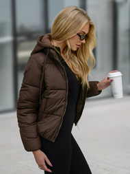 Women's Jacket - Chocolate OZONEE JS/16M9187/158