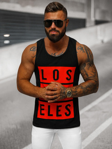 Men's Tank Top - Black OZONEE O/T105/3