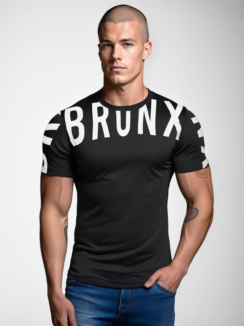 Men's T-shirt - Black OZONEE O/8T1265/3Z