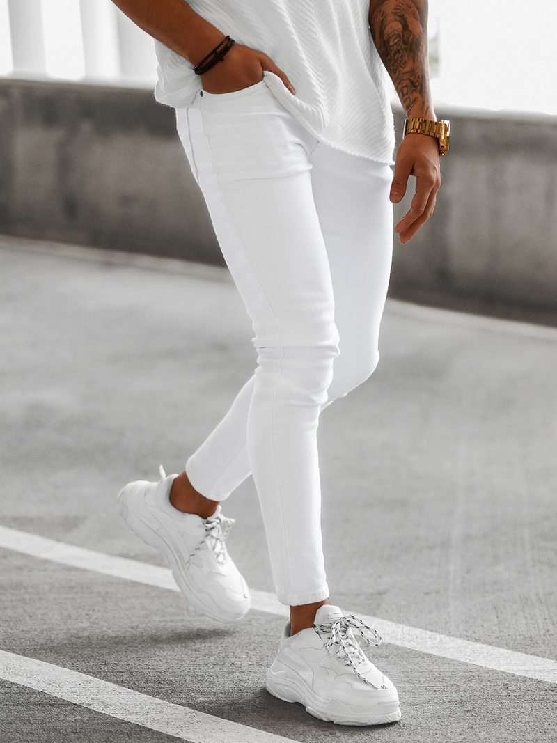 Men's Jeans - White OZONEE E/5348/01Z