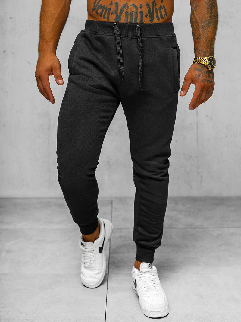 Men's Sweatpants - Black OZONEE JS/XW01Z