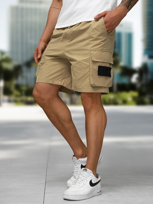 Men's shorts - beige OZONEE JS/27K6538/6