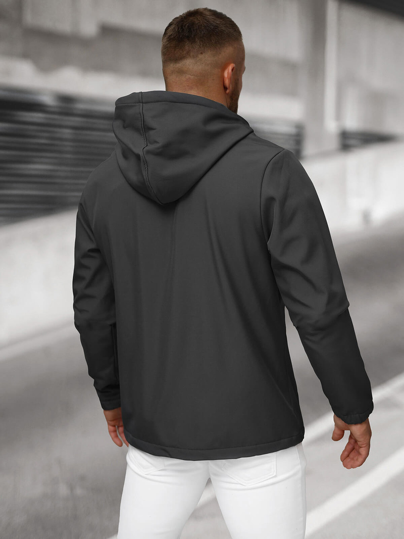 Men's Softshell Jacket - Dark Grey OZONEE JS/27B6525/5