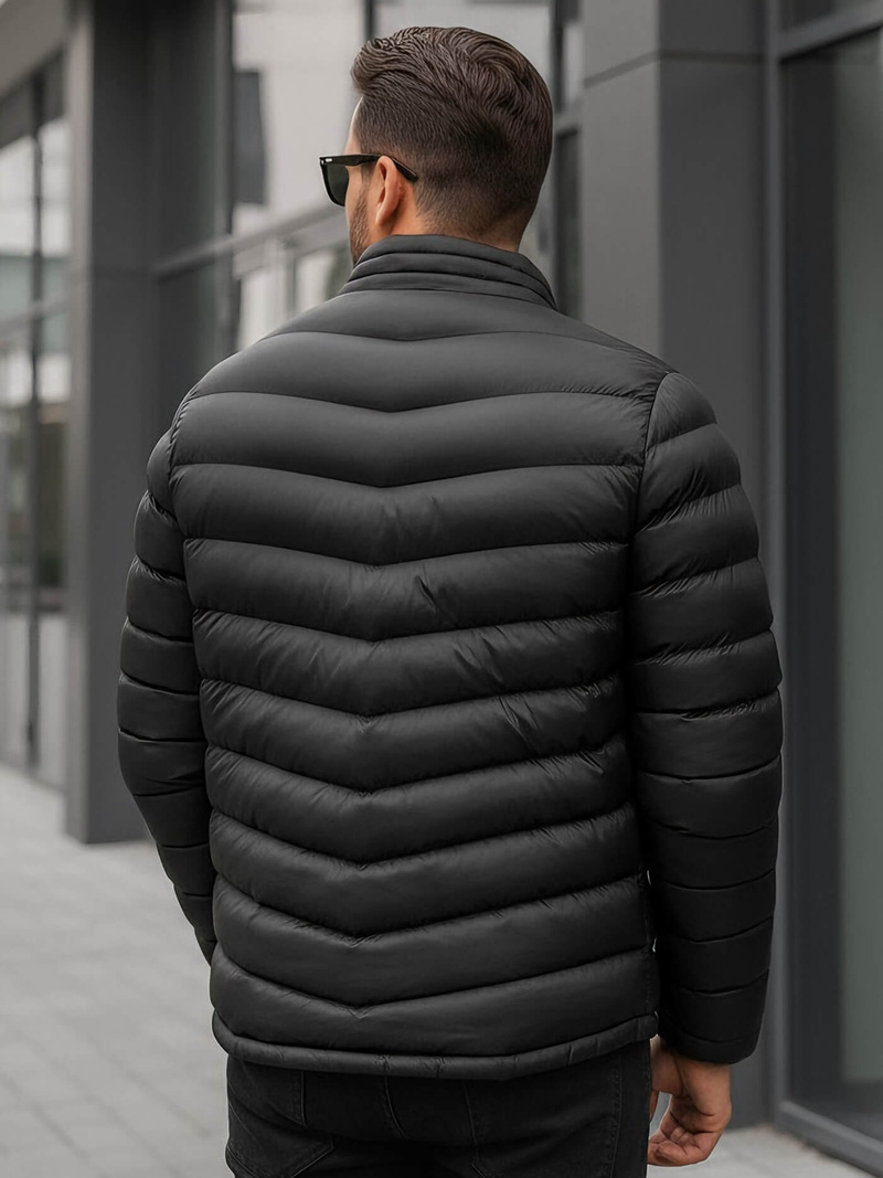 Men's Jacket - Black OZONEE JS/SM71Z