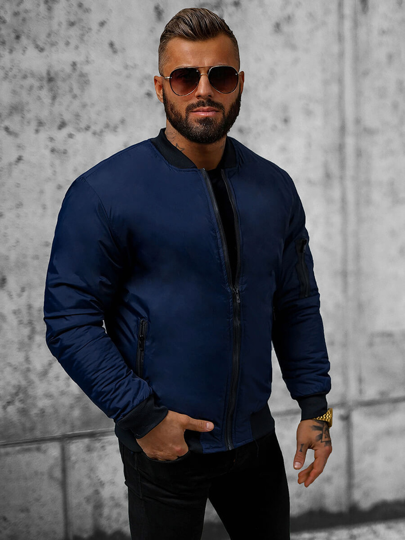 Men's Jacket - Navy Blue OZONEE JS/AK95Z