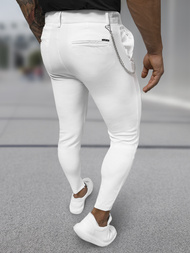 Men's Chinos - White OZONEE DJ/3300