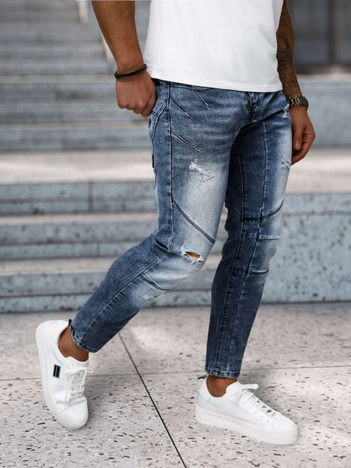 Men's Jeans - Blue OZONEE NB/MP0045B