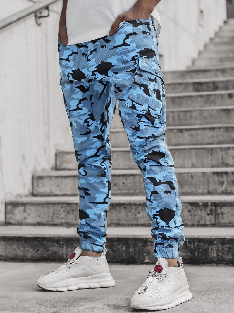 Men's Joggers - Camo-Blue OZONEE A/0853