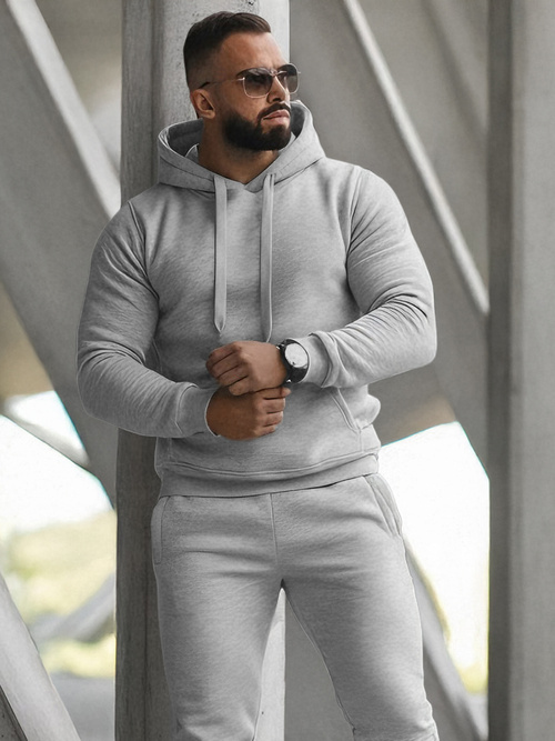 Men's Tracksuit - Grey OZONEE JS/68C10381/2Z