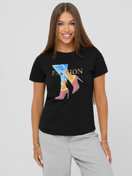 Women's T-shirt - Black OZONEE JS/96T690/3