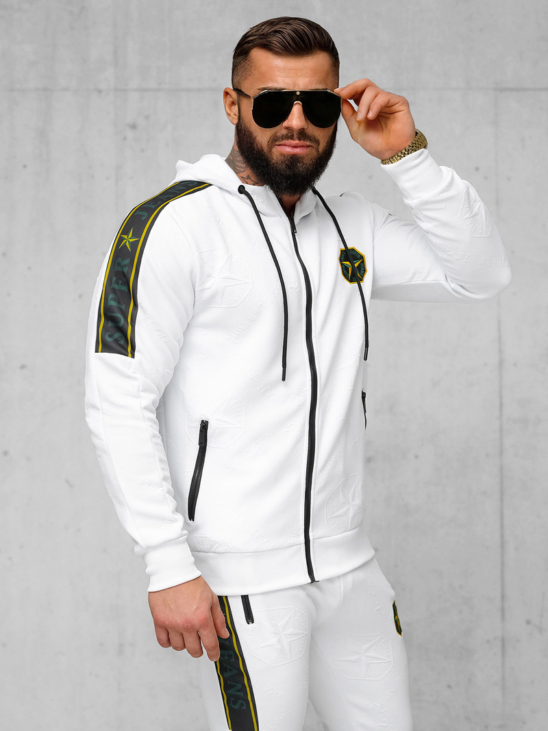 Men's Tracksuit - White OZONEE O/FF3562AB