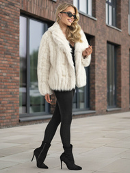 Women's Jacket - White OZONEE JS/11Z8261