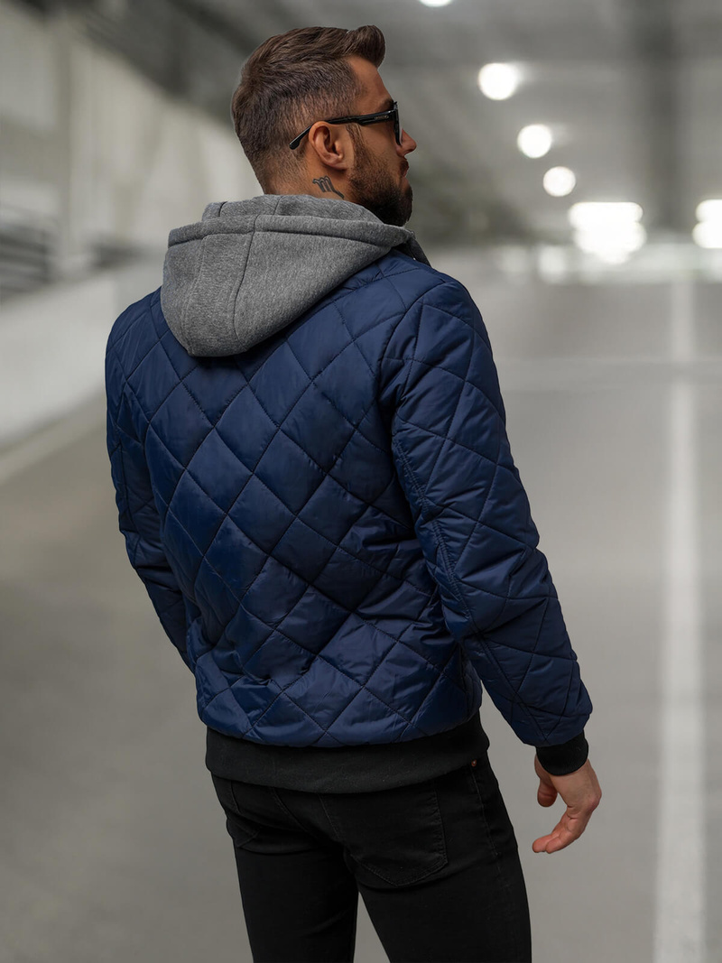 Men's Jacket - Navy Blue OZONEE JS/8M986/215