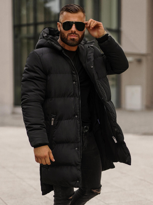 Men's Winter Jacket - Black OZONEE O/M799Z
