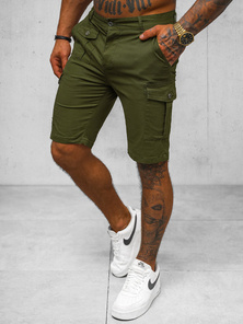 Men's Chino Shorts Green OZONEE NB/MP0188MV