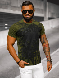Men's T-shirt - Green OZONEE O/T126/29Z