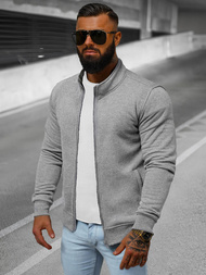 Men's Sweatshirt - Grey OZONEE JS/2002Z