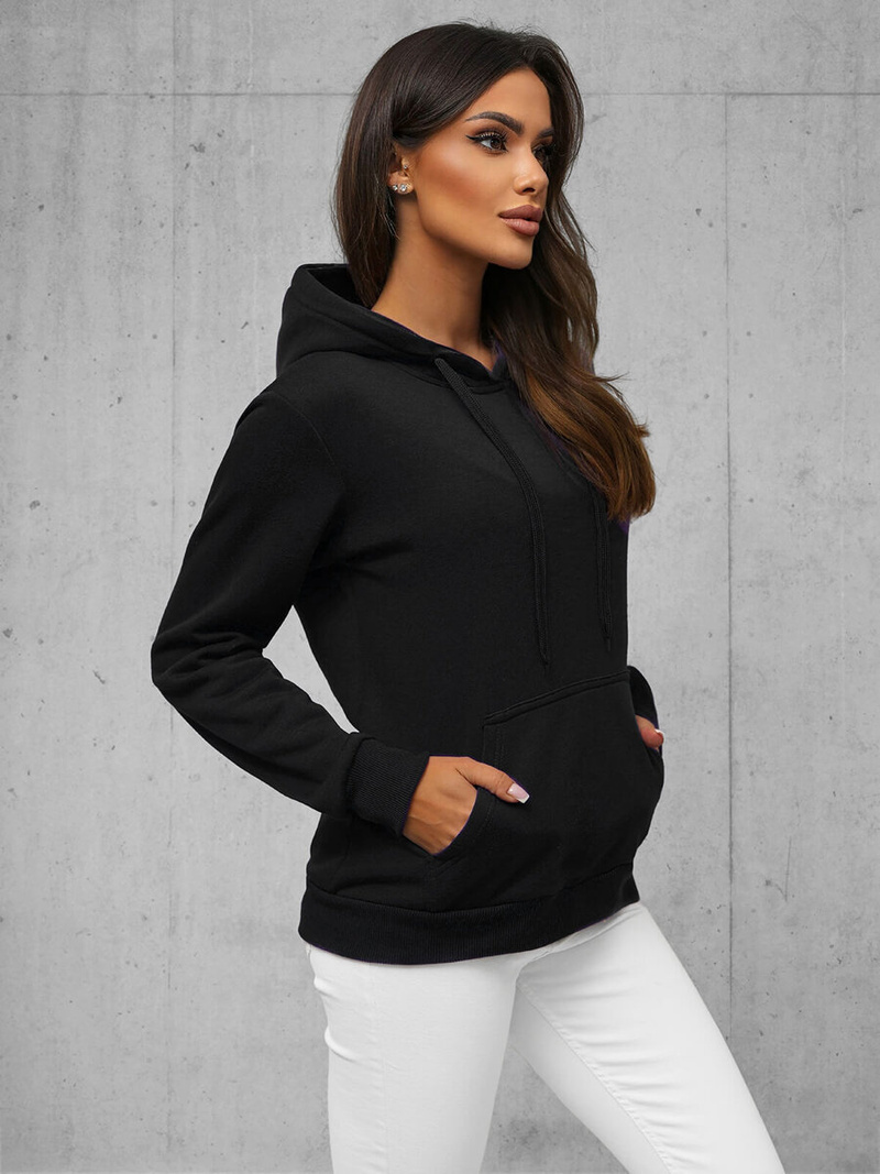 Women's Hoodie - Black OZONEE JS/W02Z