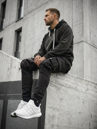 Men's Hoodie - Black OZONEE O/G3065