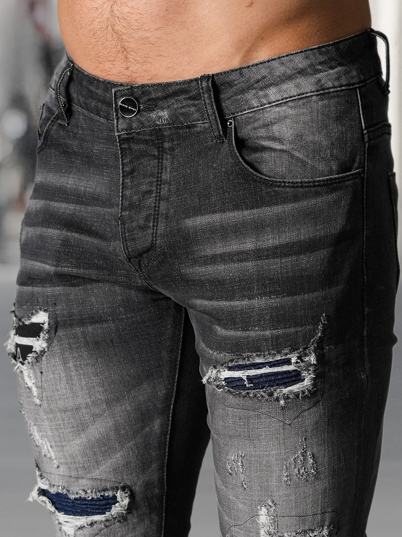 Men's Jeans - Black OZONEE NB/MP0075NZ