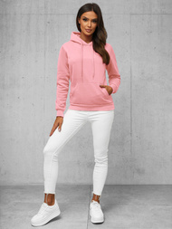 Women's Hoodie - Powder pink OZONEE JS/W02Z