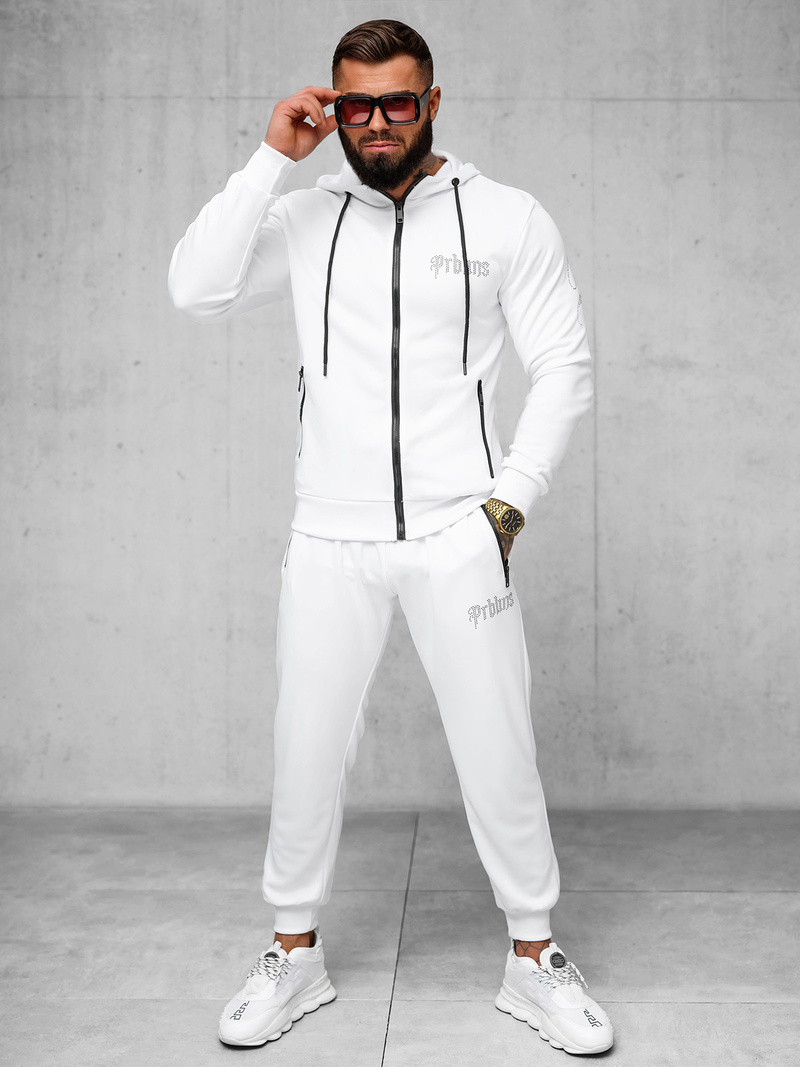 Men's Tracksuit - White OZONEE O/FF3781AB