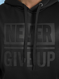 Men's Hoodie - Black OZONEE JS/8B1983/3