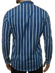 Men's Shirt - Blue OZONEE R/1494