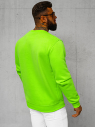 Men's Sweatshirt - Green neon OZONEE JS/2001-10Z