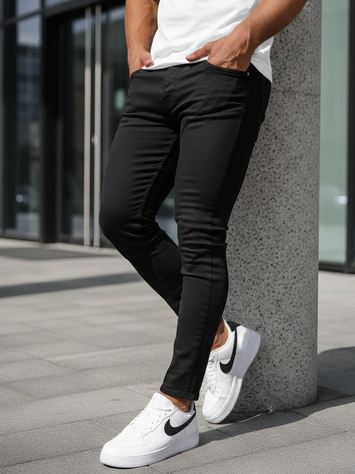 Men's Jeans - Black OZONEE DO/2807/1