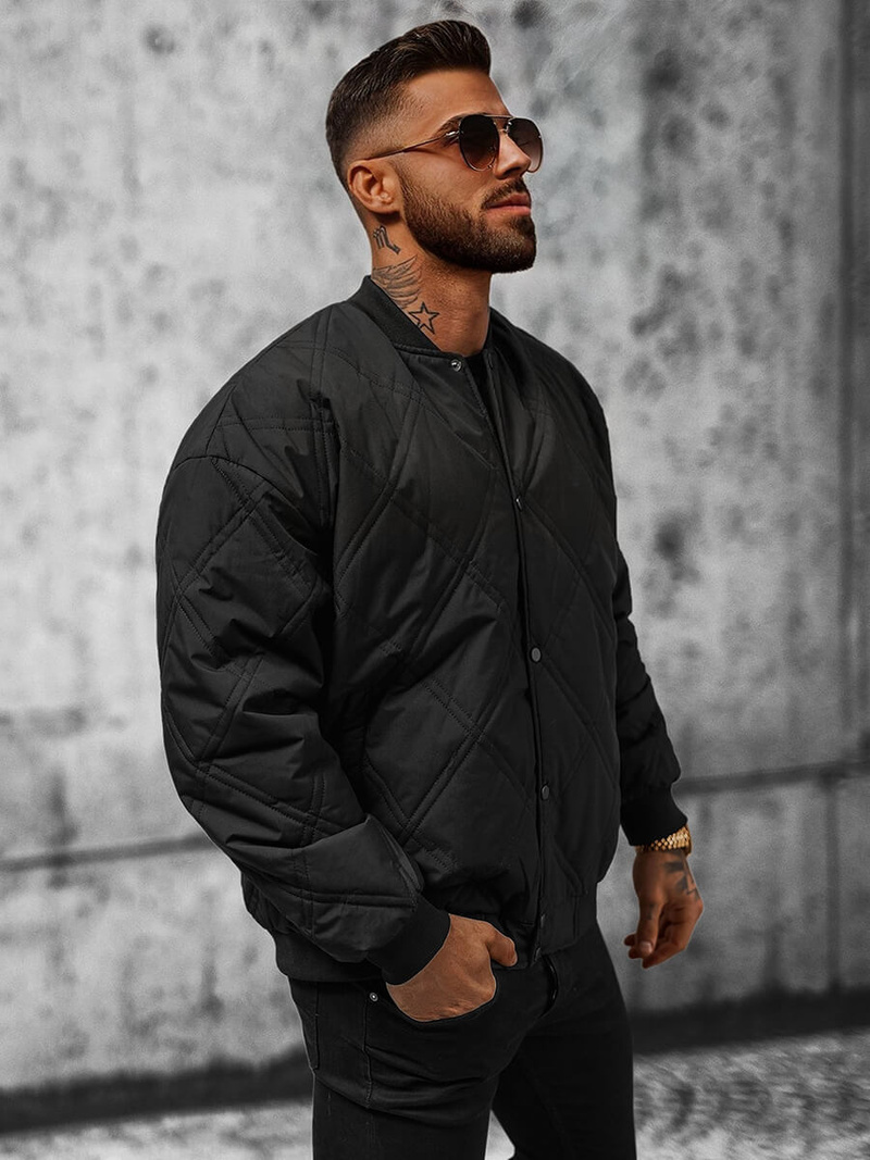 Men's Jacket - Black OZONEE JS/84M3020/392