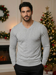 Men's Jumper - Grey OZONEE NB/MMB601/2Z