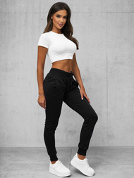 Women's Sweatpants - Black OZONEE JS/CK01Z