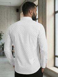 Men's Shirt - White OZONEE V/V180Z